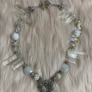 Crystal butterfly Necklace